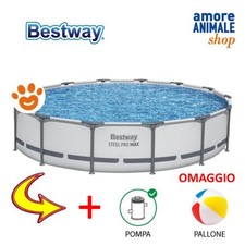 Bestway Piscine Ronde Steel