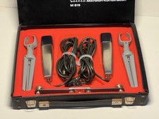 Coffret Microphone BEYER M81 , M818 Stéréo , Vintage