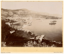 France, Villefranche-sur-Mer, La Corniche  tirage d'époque  25x30  Ci