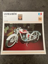 CARTE FICHE MOTO collection