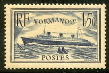 PHOTO CONTRACTUELLE / TIMBRE FRANCE NEUF N° 299 ** PAQUEBOT NORMANDIE