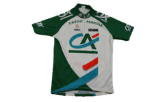 Maillot vélo vintage Crédit Agricole Look Nalini