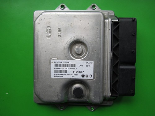 Ecu engine control - unit, fiat