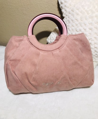 Agnes pink pleated handbag - agnes,