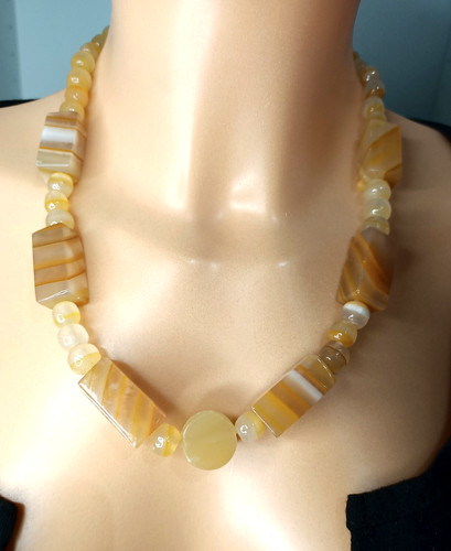 Ancien collier perles en - collier,