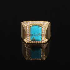 Naturel turquoise gemme - naturel, avec