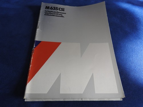 Catalogue bmw 635 - catalogue, csi