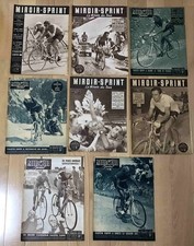 ►FAUSTO COPPI - LOT  8 MAGAZINES MIROIR DU SPRINT  ( de 1949 a 1953 )