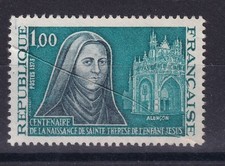 TIMBRES FRANCE SAINTE THERESE DE L ENFANT JESUS N1737** PLI ACCORDEON