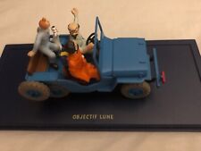 JEEP WILLYS CJ 2a. MINIATURE 1/43 TINTIN OBJECTIF LUNE