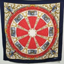 Foulard Céline rouge x bleu