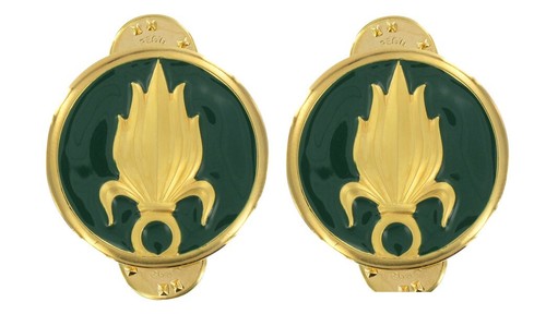 Paire insignes collet - d'insignes,