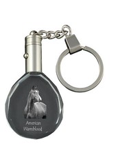 Cheval Américain - Pendentif Avec Une Image De Cheval, Porte-Clés En Cristal