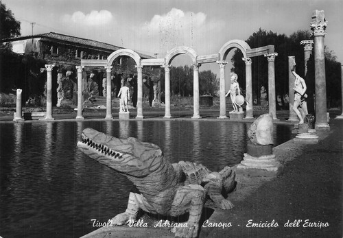 Italie tivoli villa adriana - italie,