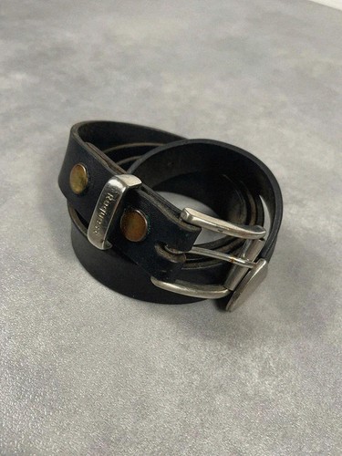 Ceinture cuir noir - , vintage