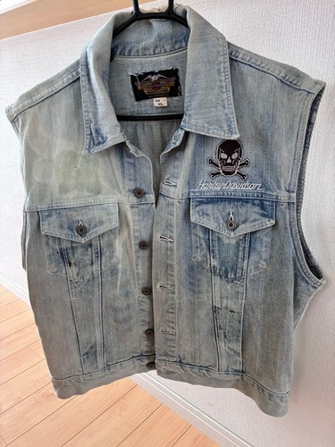 Gilet jean harley - gilet, harley-davidson