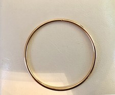 bracelet jonc massif or rose