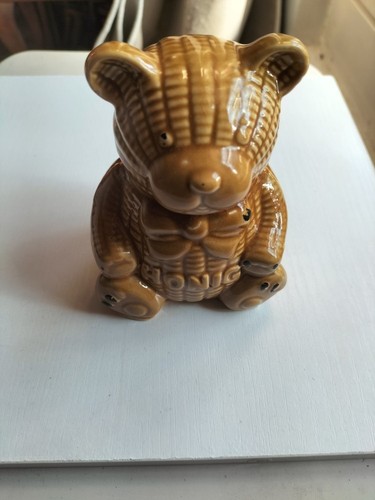 Vintage pot miel ourson - miel,