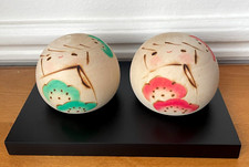 2 Poupées Kokeshi Bois