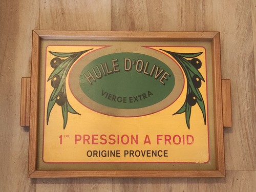 Ancien plateau bois service - de,