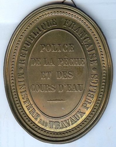 Plaque métier police de - métier,