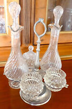 SUPERBE SERVICE à CONDIMENTS ANCIEN *** COMPLET *** Bel état d'occasion !