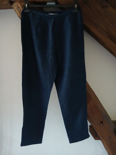 Pantalon bleu marine - femme, en