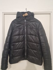 Doudoune Cuir Schott Taille L