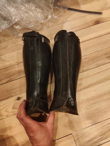 Guêtres cuir ww1 - guêtres,
