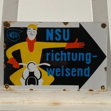 Plaque émaillée NSU -