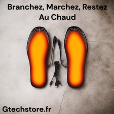 Semelles chauffantes avec - semelles, une