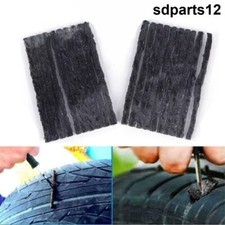 Lot de 20 Mèches pour Kit Réparation Pneu Voiture Moto 10cm x 20 Bandelettes