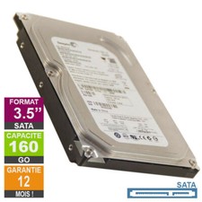 Disque Dur 160Go SATA 3.5 Seagate Barracuda 7200.10 ST3160815AS 7200rpm 8Mo