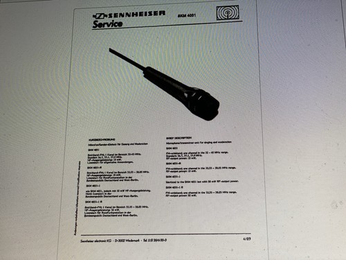 Sennheiser skm 4031 - skm,