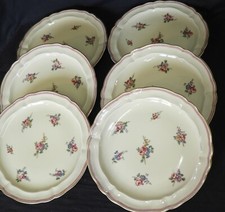  x6 assiettes 25 cm PORCELAINE