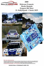 DECALS 1/43 REF 2880 Peugeot