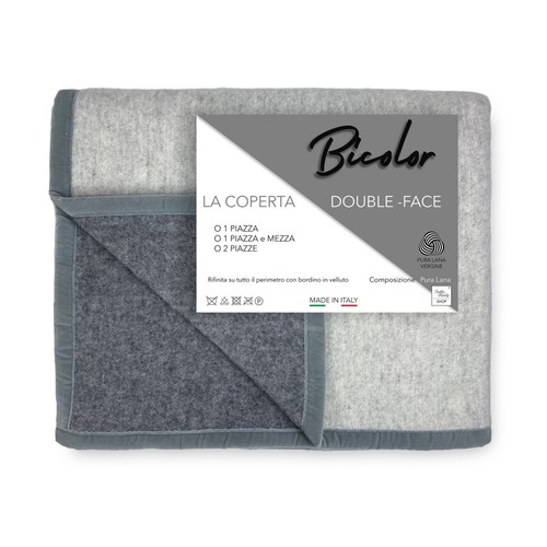 Couverture bicolor vraie - couverture, en