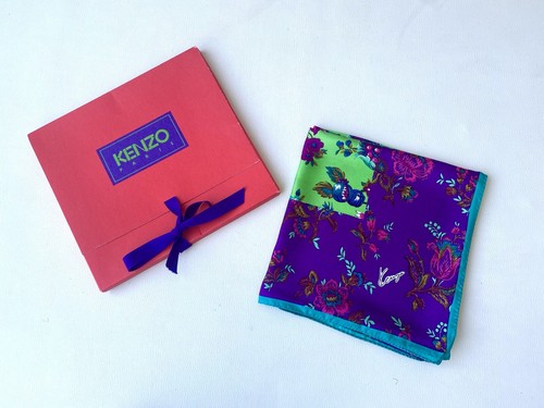 Foulard paréo soie kenzo - foulard,