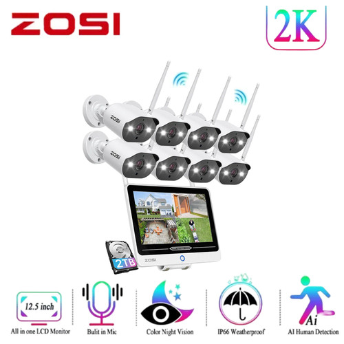 Zosi 8ch 3mp - zosi, wireless