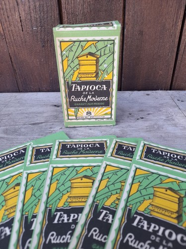 Boîte ancienne carton tapioca - boîte,