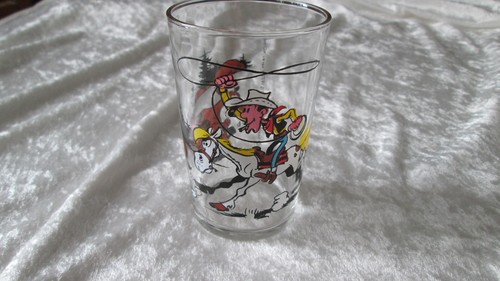 Ancien verre moutarde lucky - verre,