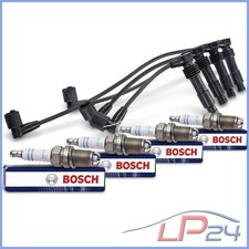 JEU DE CÂBLES D'ALLUMAGE 4 PIÈCES + 4 BOUGIES BOSCH POUR OPEL OMEGA B SINTRA