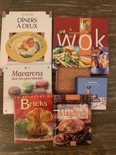 Lot 7 Livres De Cuisine Wok