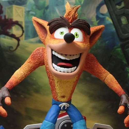 Crash bandicoot figurine - crash,