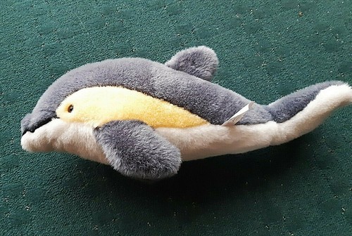 Peluche dauphin gris - dauphin,