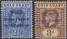 TOGO Colonie Française 1915 Yvert 62, 63 Neuf * (ref#18207)