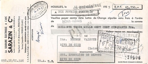 1955 soudure electrique l - 1955, la