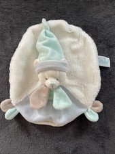 Doudou Semi Plat Rond Ours
