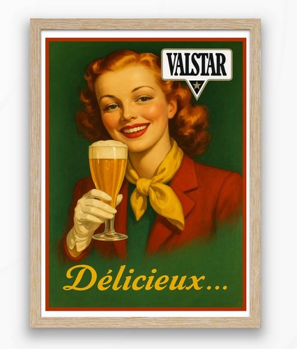 Affiche vintage bière - 🖼️,