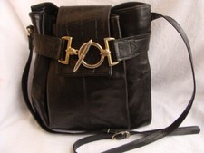 Sac Texier cuir noir sac cuir